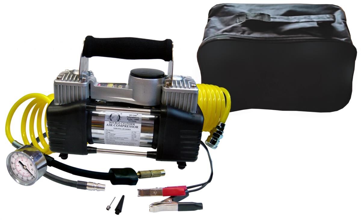 HAVA KOMPRESÖRÜ METAL GÖVDELİ ÇİFT PİSTON KOD:FA1-041