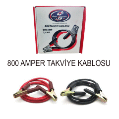 AKÜ TAKVİYE KABLOSU 800 AMPER 2.30M KOD:310