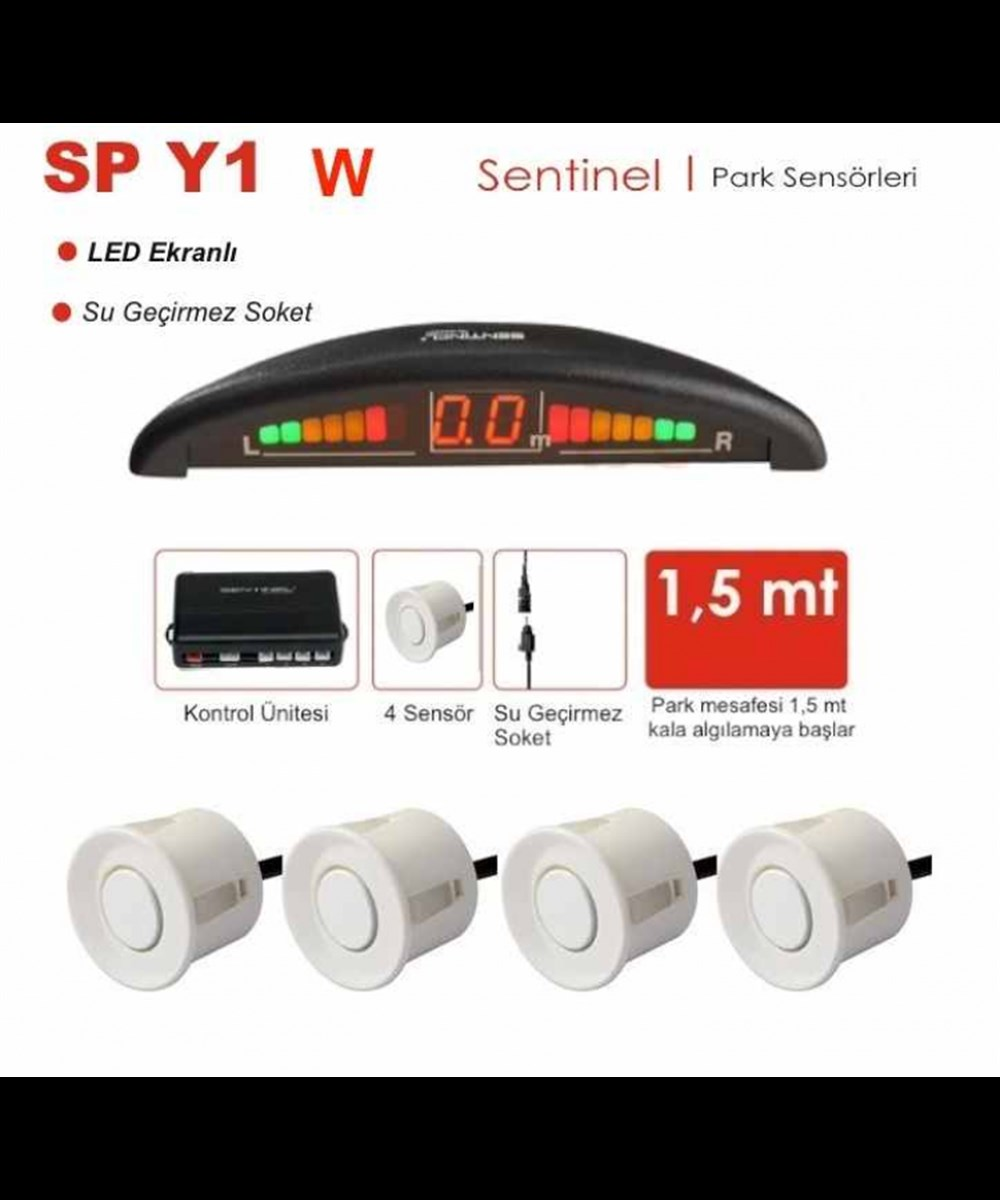 PARK SENSÖRÜ MESAFE GÖSTEREN EKRANLI KOD:SPY1B