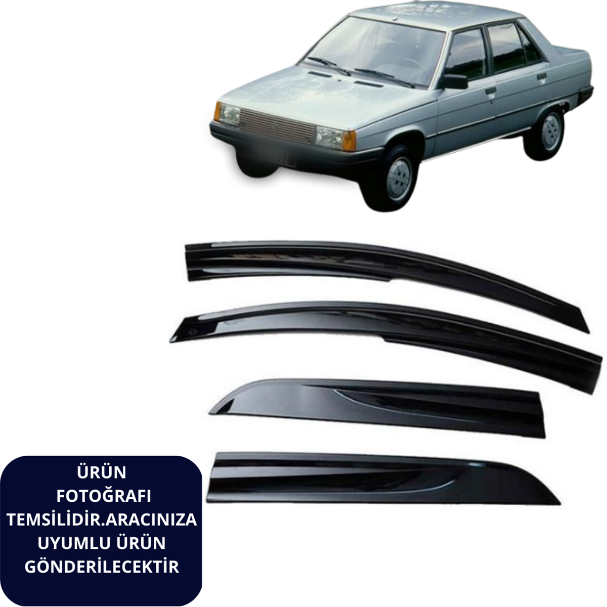 CAM RÜZGARLIK RENAULT 9-11 KOD:1320205