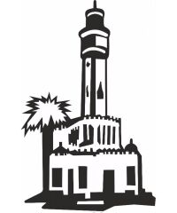 FOLYO İZMİR SAAT KULESİ 20X12CM SİYAH KOD:800501226