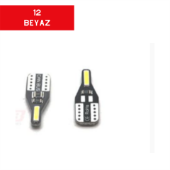 T10 PARK AMPUL 12V 5W YENİ NESİL BEYAZ TAKIM KOD:0403069