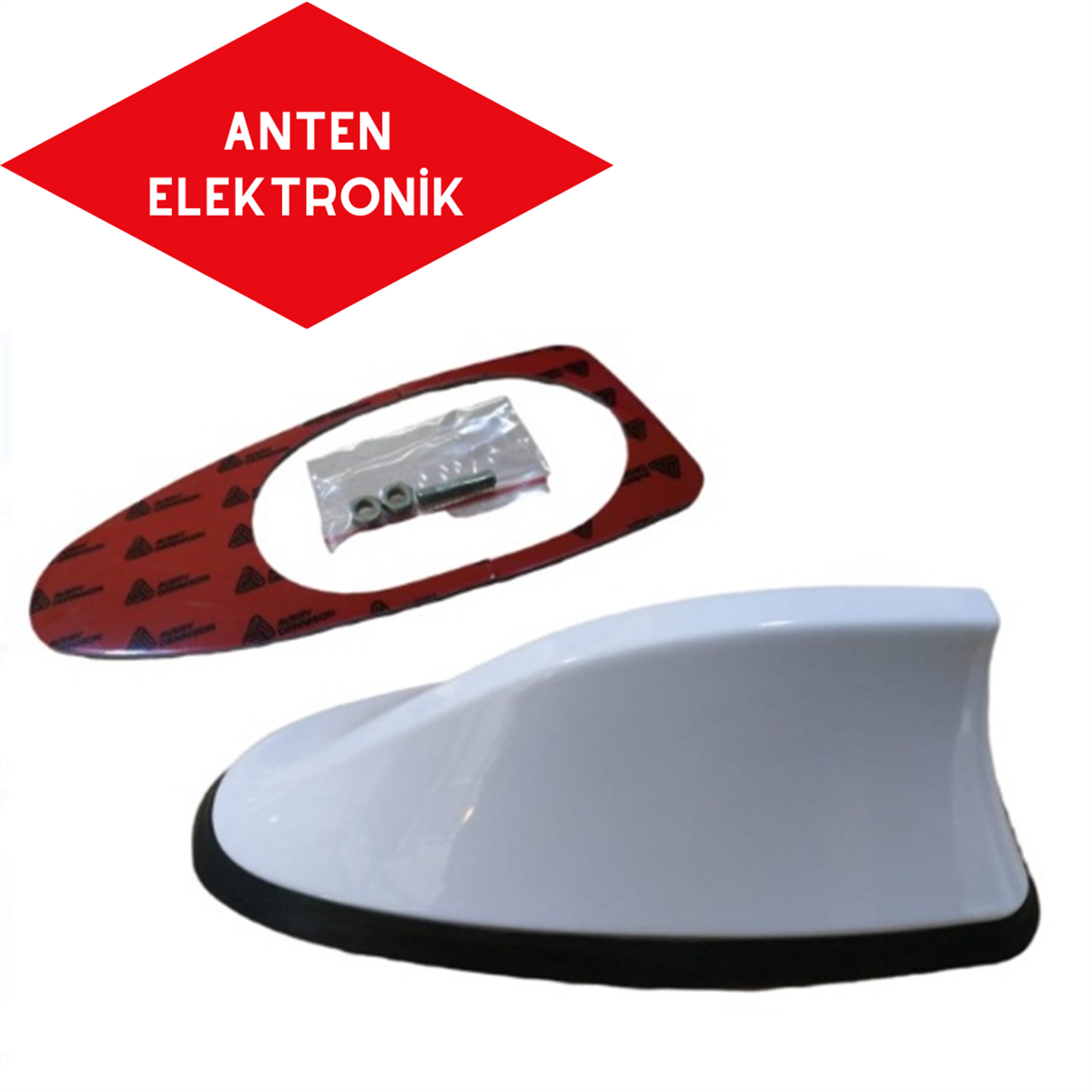ANTEN BALİNA ELEKTRONİK BEYAZ SİLİKON TABAN KOD:4051