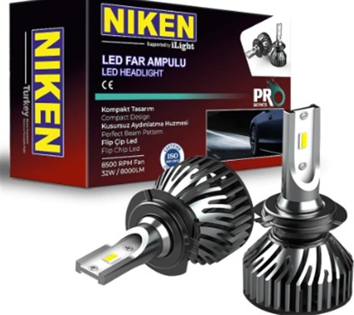 LED ZENON PRO SERİSİ H4 NİKEN KOD:0030301