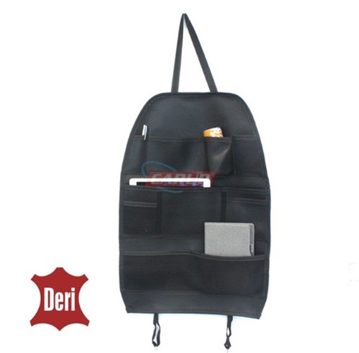 KOLTUK ARKASI ORGANİZER ÇANTA DERİ SİYAH KOD:5902213