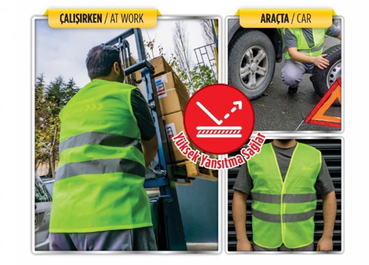 REFLEKTİF EMNİYET YELEĞİ KOD:44757