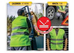 REFLEKTİF EMNİYET YELEĞİ KOD:44757
