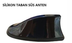 ANTEN BALİNA SÜS SİYAH SİLİKON TABAN KOD:3050