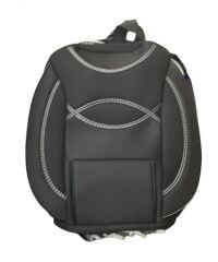 KOLTUK KILIFI SİYAH LÜX ORTOPEDİK SIRT DAYAMA VE OTURMA KISMI BÜTÜN OLAN BİNEK ARAÇLAR KOD:69