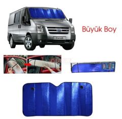 METALİZE GÜNEŞLİK MİNİBÜS MAVİ 145*70 KOD:4954507