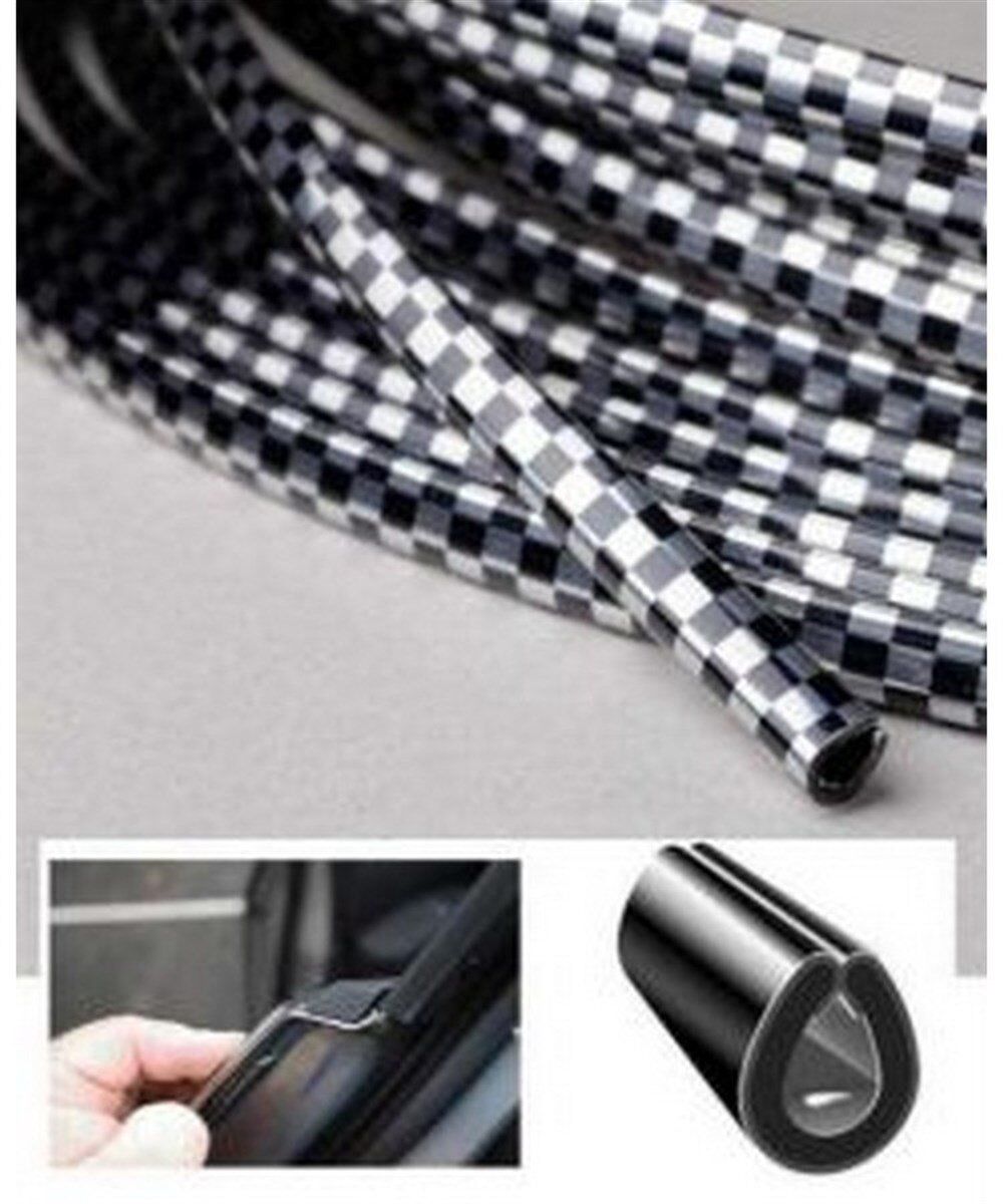 ELKAMET ÇITA DAMALI SİYAH-BEYAZ 15M KOD:1600610