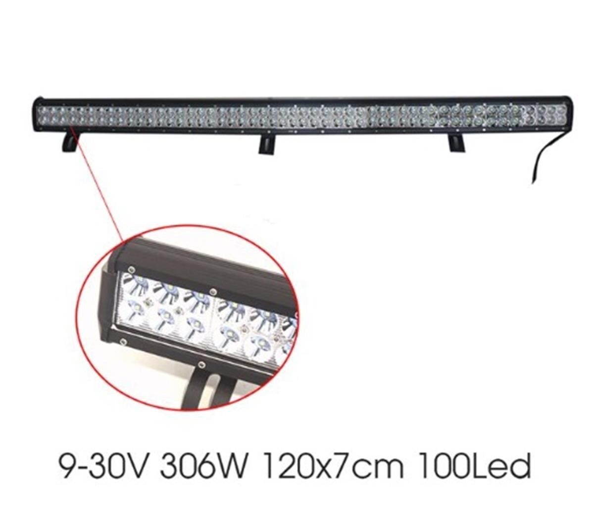 OFF ROAD PROJEKTÖR 30V 306W 120X7CM 100 LED BEYAZ KOD:4203275