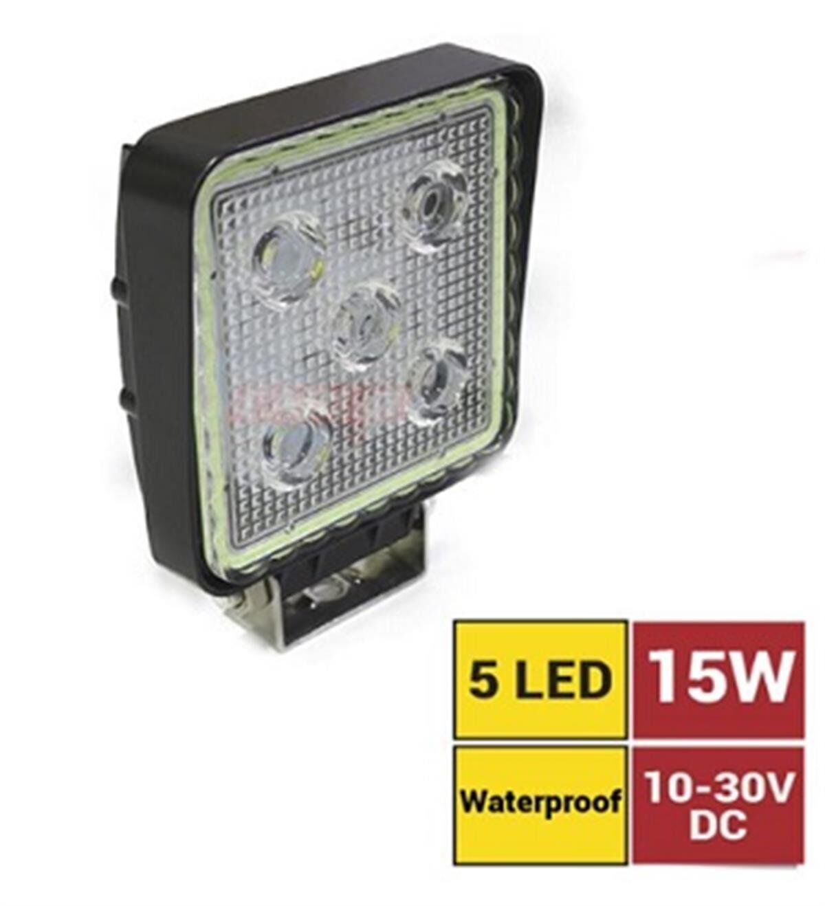 PROJEKTÖR ÇAKAR ANGEL 10-30V 15W 5 LED METAL KOD:3010559