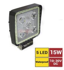 PROJEKTÖR ÇAKAR ANGEL 10-30V 15W 5 LED METAL KOD:3010559