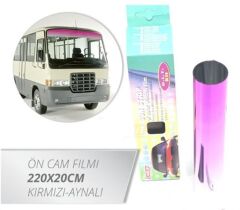 ÖN CAM FİLMİ 20CMX2METRE KIRMIZI (BİR ARABALIK) KOD:1201004