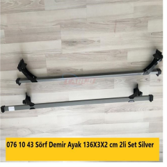 BAGAJ SÖRF AYAĞI DEMİR AYAK 136 CM TAKIM SİLVER KOD:0761043