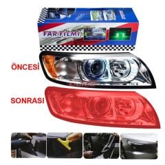 FAR FİLMİ 30CMX10MT KIRMIZI KOD:1190467