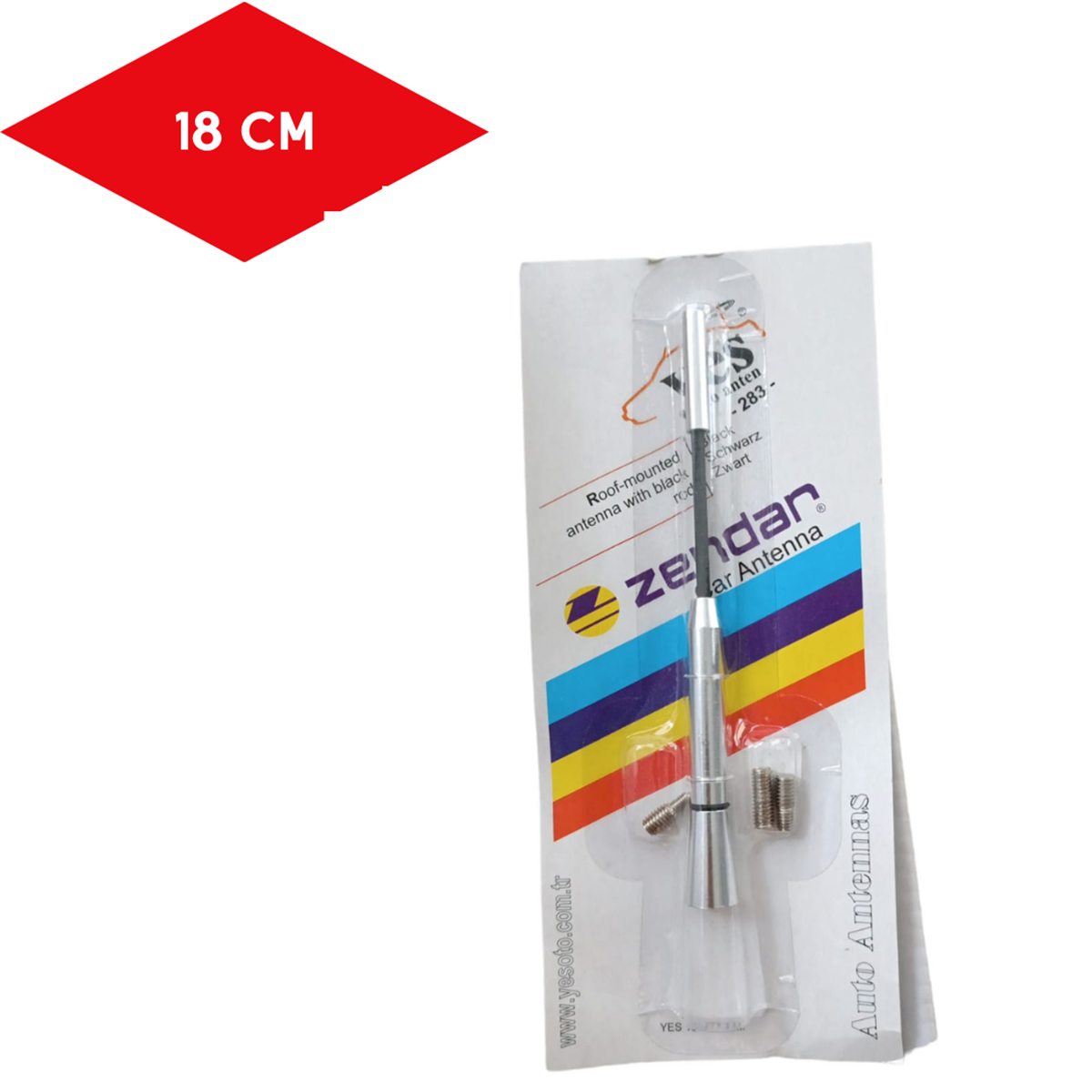 ANTEN TEPE METAL 18CM ZENDAR Y-283 KOD:0025083