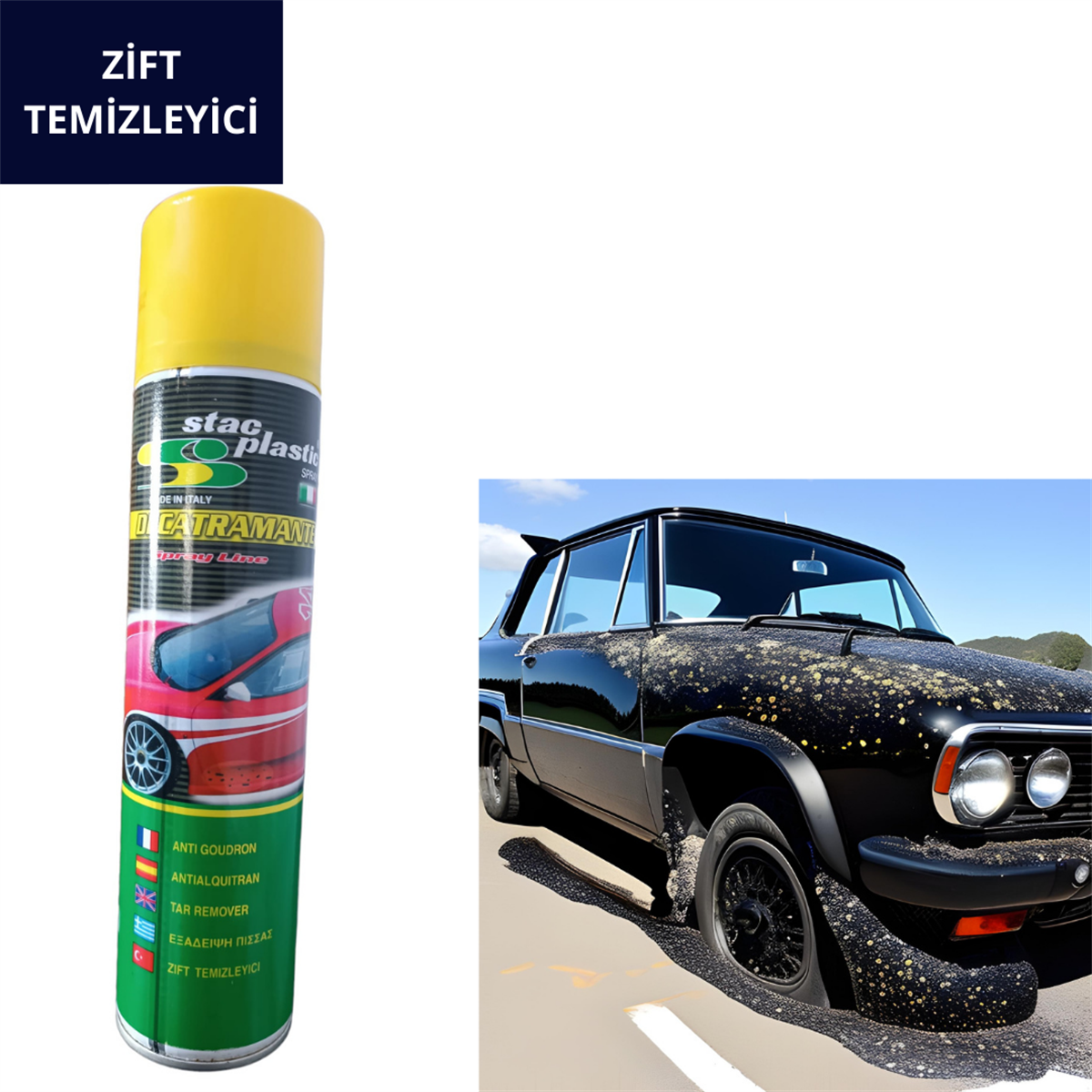 ZİFT TEMİZLEYİCİ 400 ML STAC PLASTİC KOD:0900901
