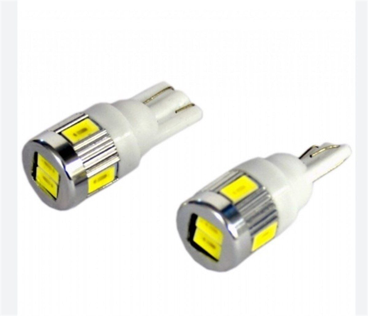 T10 AMPUL 12V 6 LED SDM FAR İÇİ BEYAZ KOD:0400251
