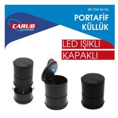 KÜLLÜK PORTATİF KAPAKLI SİYAH KOD:2944606