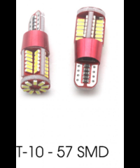 T10 AMPUL 12V 57 SDM LED CANBUS FİBER BEYAZ KOD:0405562