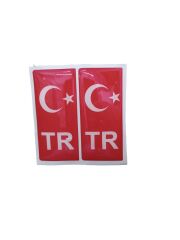 DAMLA ÇIKARTMA İKİLİ TR BAYRAK KOD:TR1