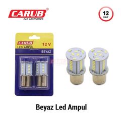 1016 AMPUL 12V 30 LED SMD ÇAKARLI KAYAR BEYAZ KOD:0405574