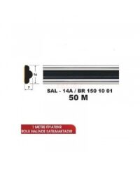 ÇITA NO:14A 131 ÇITASI SİYAH KROM 50METRE EN:16MM SALMAN KOD:SAL14A