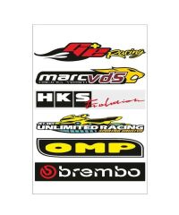 ÇIKARTMA MOMO MOTOR SET 6'LI KOD:MOMO1