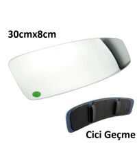 İÇ DİKİZ AYNASI CİCİ GEÇME LASTİKLİ 33X8 CM KOD:548040
