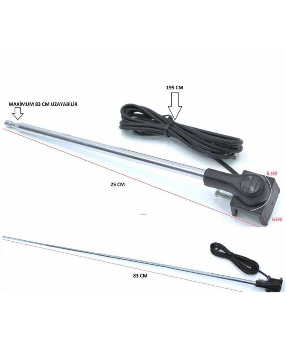 ANTEN KADEMELİ UZAYAN ZENDAR Y-125 KOD:0022025