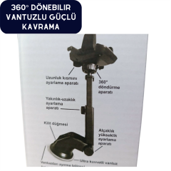 TELEFON TUTUCU VANTUZLU AYARLI KOD:FA1-648