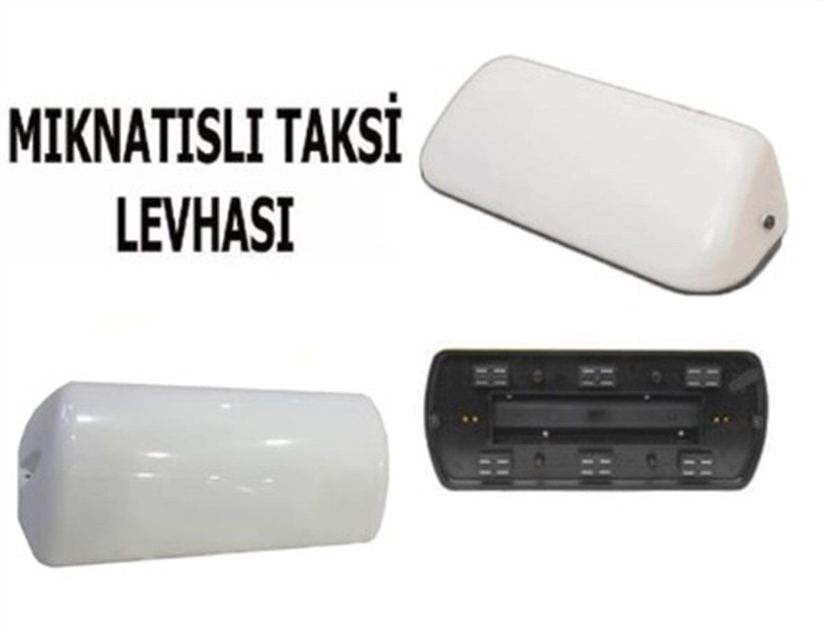 TAKSİ LEVHASI MIKNATISLI BEYAZ YAZISIZ KOD:TKS3
