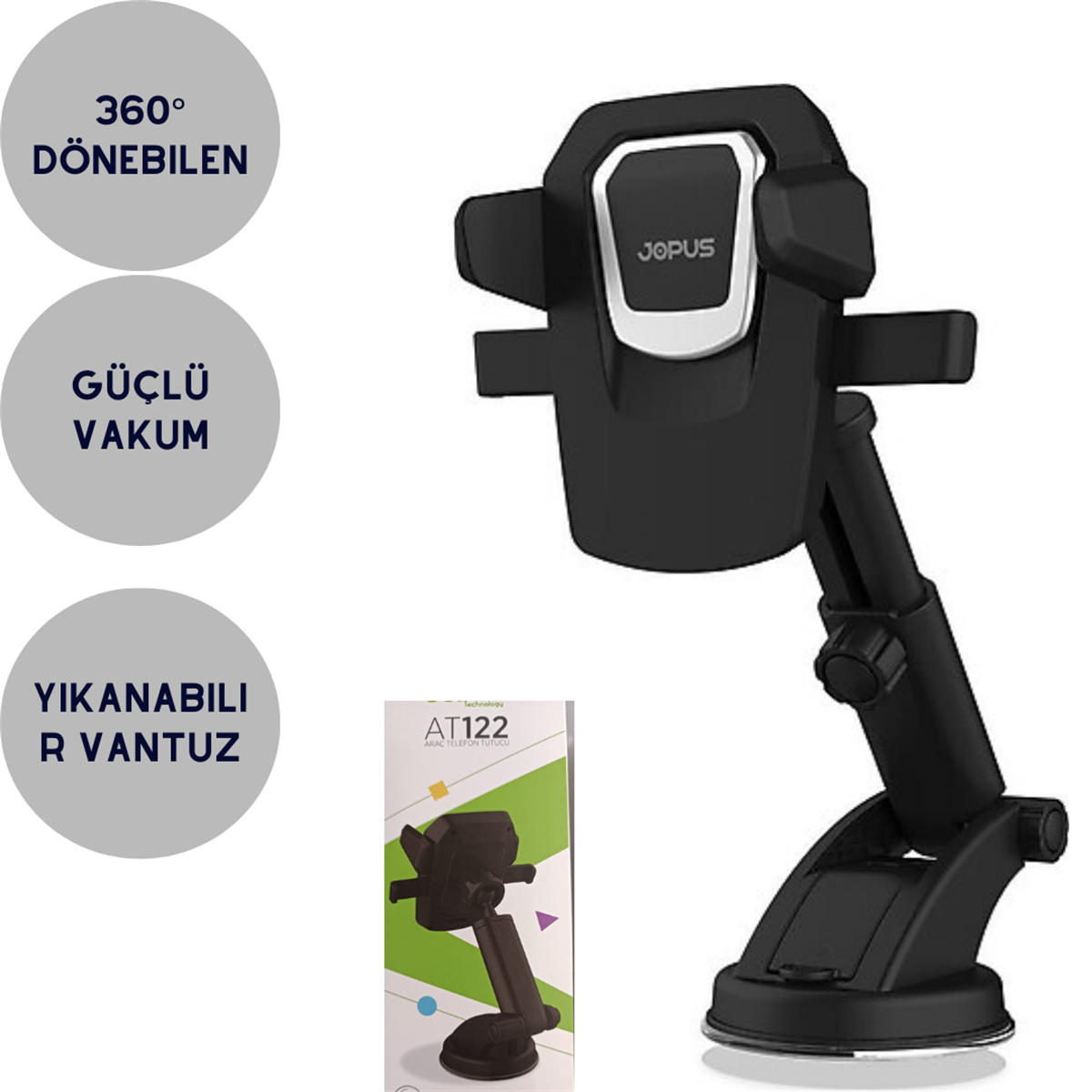 TELEFON TUTUCU VANTUZLU JOPUS AT-122 KOD:AT122