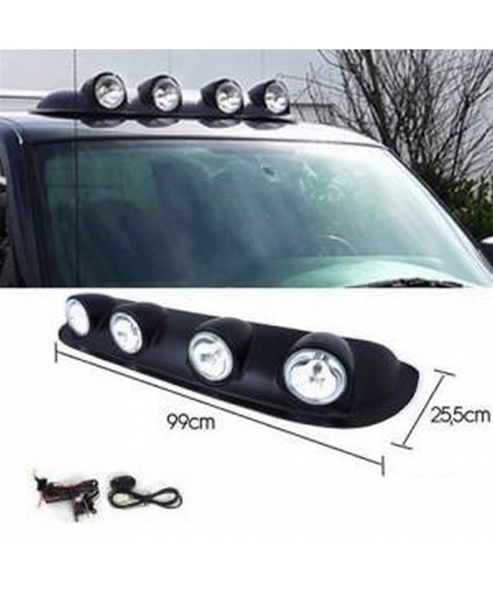 OFF ROAD SİS SETİ TEPE 4LÜ YUVARLAK BEYAZ KOD:4203203