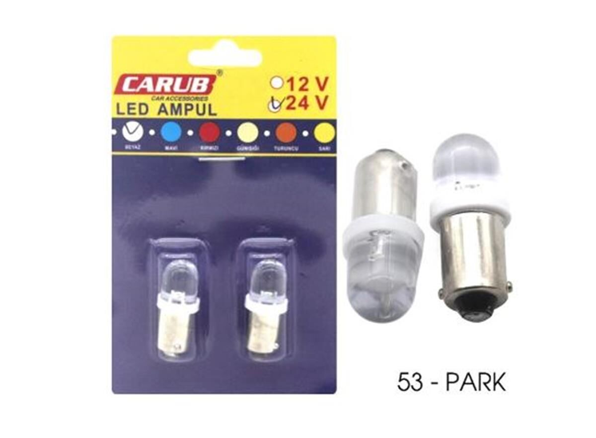 53 AMPUL 24V BEYAZ TAKIM (2 ADET) KOD:0404608