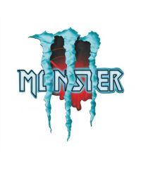 ÇIKARTMA HOLOGRAM MONSTER RENK ÇEŞİTLERİ 9CMX8CM KOD:1229