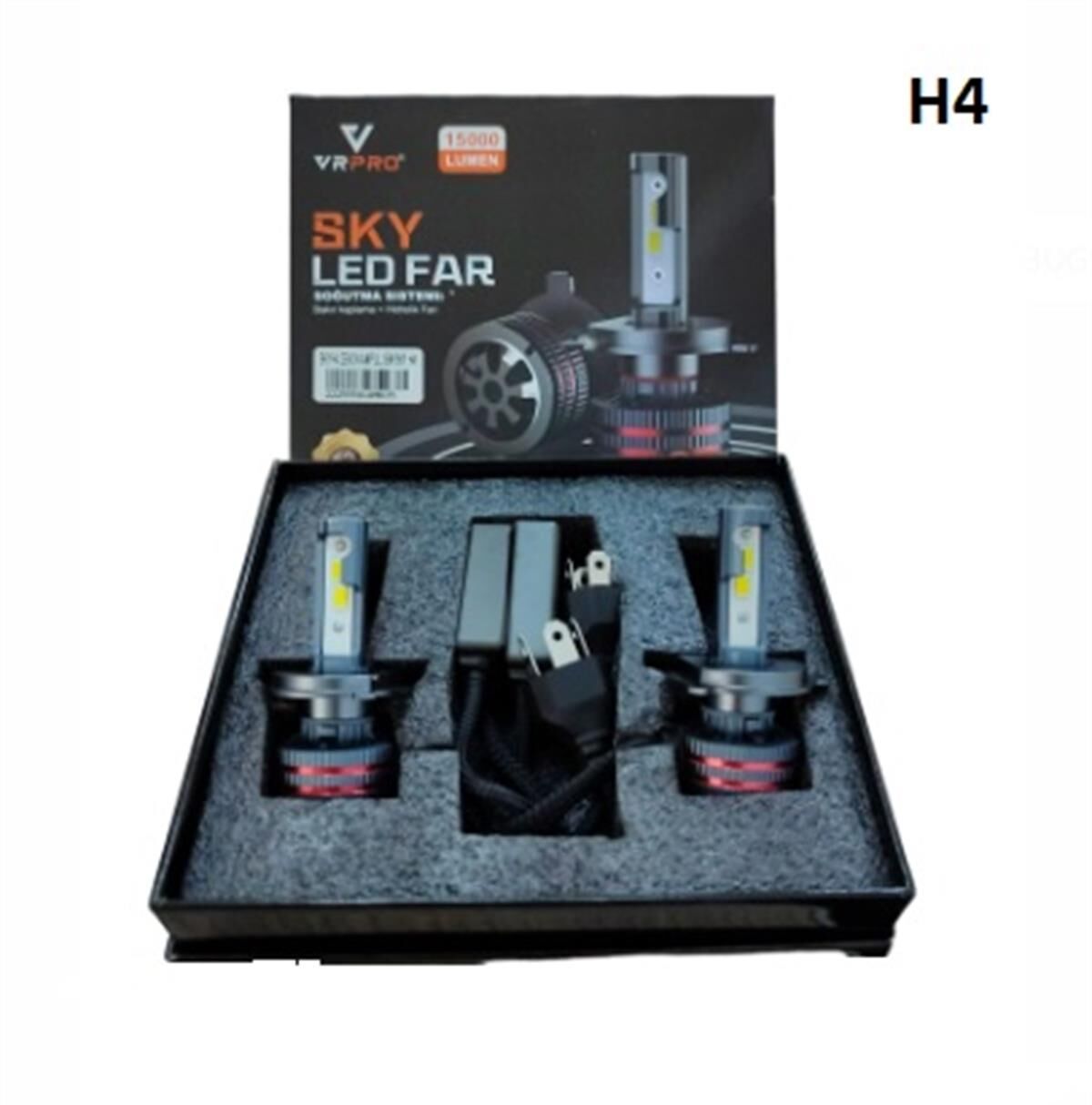 Vrpro SKY Series H4 Led 35W 6500K Beyaz Işık 15000 Lümen  KOD:SKYH4