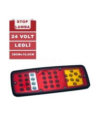 LEDLİ STOP LAMBA 24V LEDLİ 4 FONKSİYONLU KOD:4108621