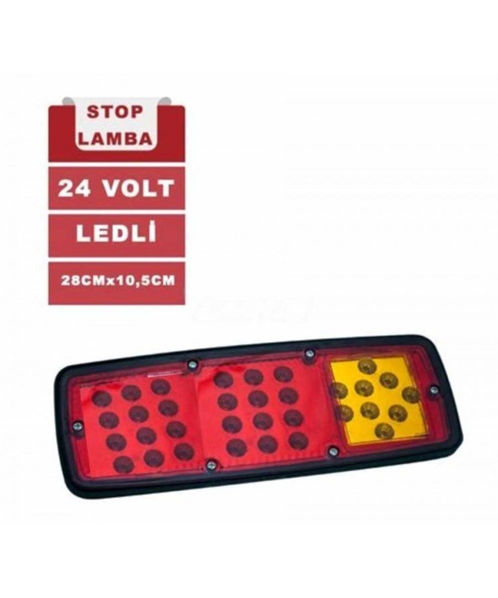 LEDLİ STOP LAMBA 24V LEDLİ 3 FONKSİYONLU KOD:4108626