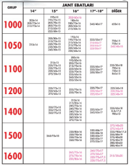 KAR ZİNCİRİ 4X4 NO1500 KOD:1500