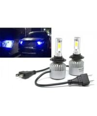 LED ZENON 12V DELİ MAVİ H3 ŞİMŞEK ETKİLİ FANLI KOD:0411104