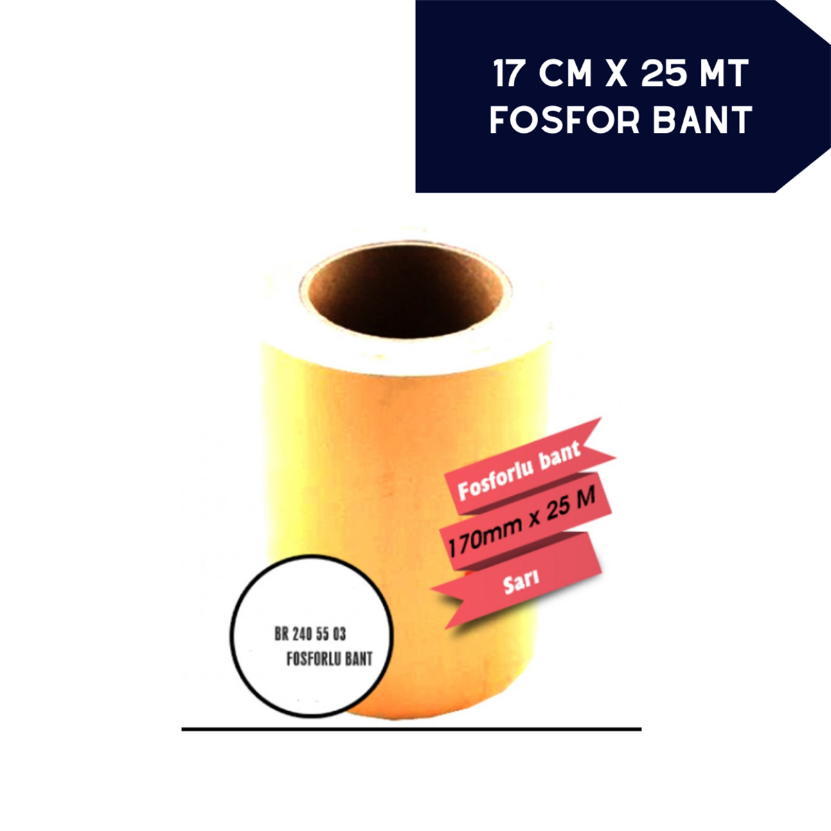 FOSFOR BANT 17CMX25M TURUNCU KOD:2405506