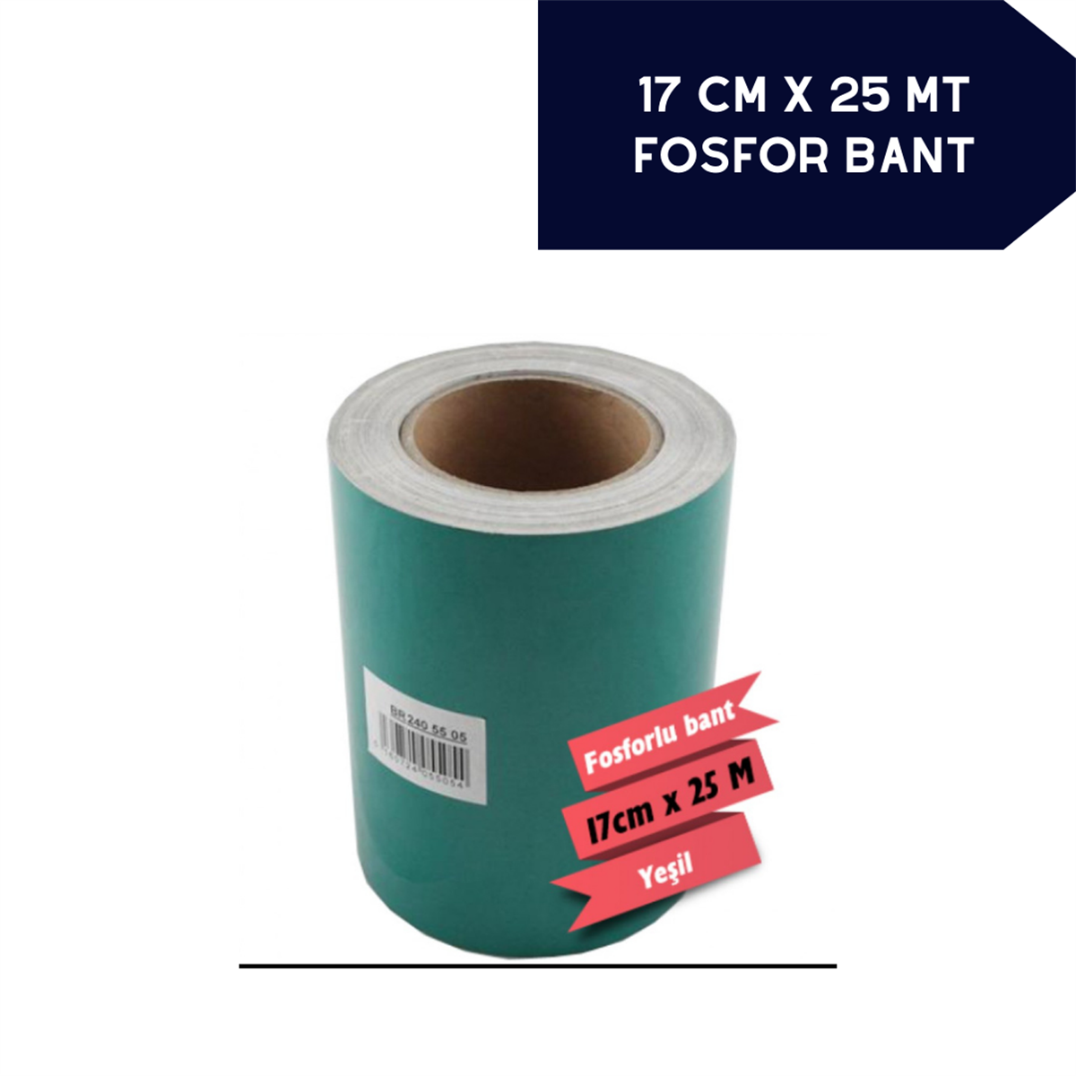 FOSFOR BANT 17CMX25M YEŞİL KOD:2405505