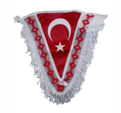 ÜÇGEN BEZ BAYRAK BÜYÜK 45CMX45CM KOD:800501003