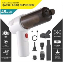 ARAÇ SÜPÜRGESİ 45W ŞARJLI LÜX KOD:0909010