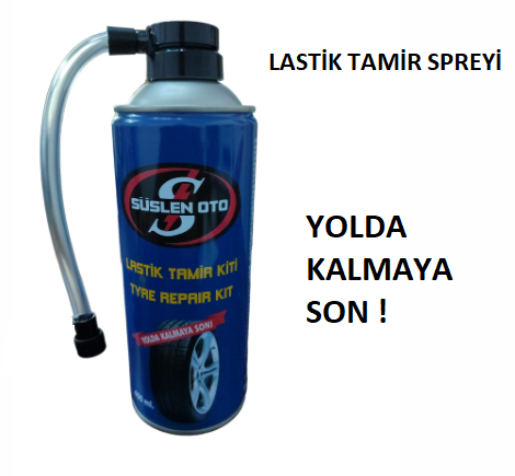 LASTİK TAMİR SPREYİ 400 ML KOLİ İÇERİĞİ 12 ADET  KOD:S35L