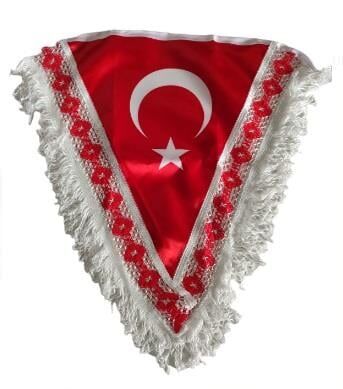 ÜÇGEN BEZ BAYRAK XL 60CMX55CM KOD:800501012