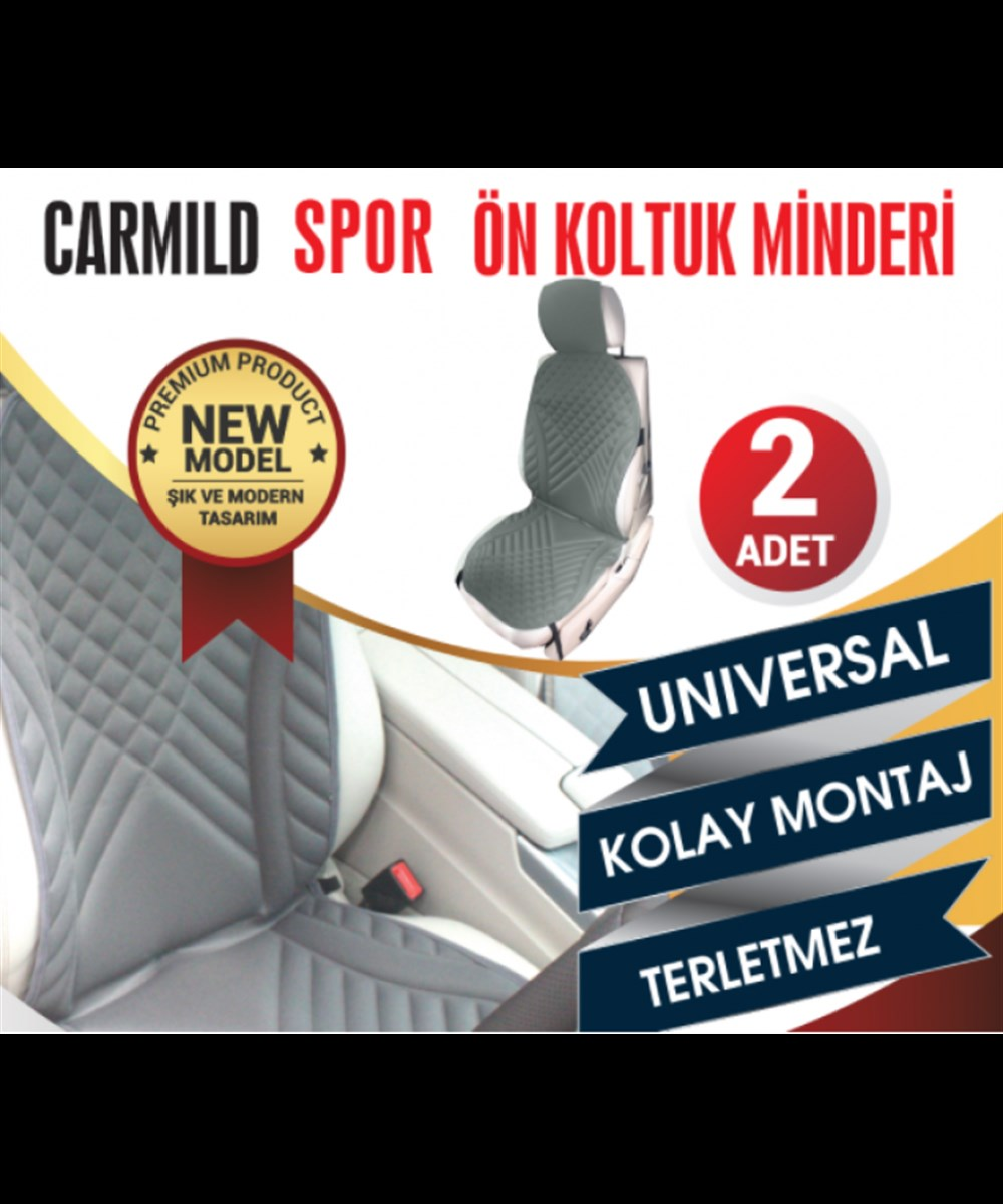 ÖN KOLTUK MİNDERİ CARMİLD 2Lİ GRİ KOD:4818001